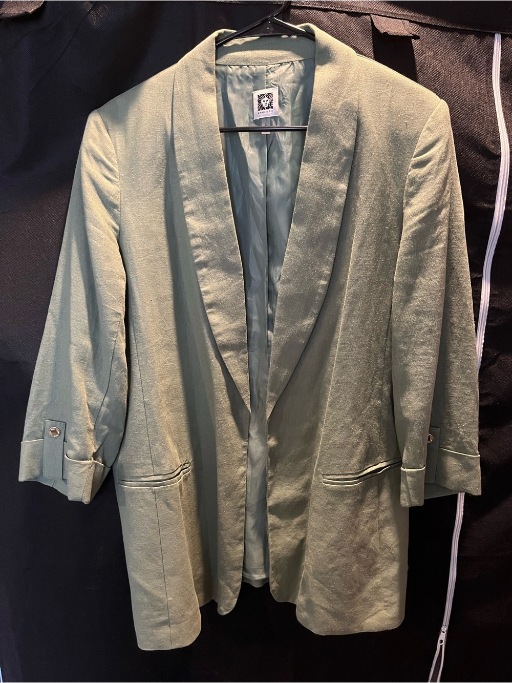 Anne Klein Light Sage Green Blazer
